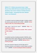 NWSA TT1 Exams 2026 &vert;&vert; Most Recent Exams 2026 -2027