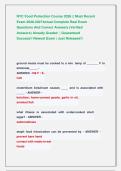 NYC Food Protection Course 2026 &vert;&vert; Most Recent  Exam 2026-2027Actual Complete Real Exam  Questions And Correct Answers &lpar;Verified                       Answers&rpar; Already Graded  &vert; Guaranteed                       Success&excl;&excl; Newest Exam &vert; Just Released&excl;&excl; 
