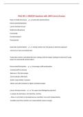 BUNDLE FOR NP1 EXAMS &vert; ALL Questions UPDATED with 100&percnt; Correct Answers &vert; Complete and Accurate