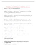 PNVN1631 Exam 1 &vert; UPDATED Questions with 100&percnt; Correct Answers