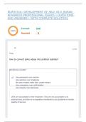 NURS 4516&colon; DEVELOPMENT OF SELF AS A NURSE&colon; ADVANCED PROFESSIONAL ISSUES &vert; QUESTIONS AND ANSWERS &vert; WITH COMPLETE SOLUTION&period;
