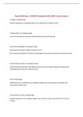 Praxis 5205 Exam &vert; UPDATED Questions with 100&percnt; Correct Answers