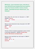 PMK EE E6 - Career Information Exam &vert;&vert; Most Recent  Exam 2026-2027Actual Complete Real Exam Questions  And Correct Answers &lpar;Verified  Answers&rpar; Already  Graded  &vert; Guaranteed Success&excl;&excl; Newest Exam &vert; Just  Released&excl;&excl;