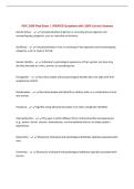 PSYC 2380 Final Exam &vert; UPDATED Questions with 100&percnt; Correct Answers