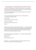 Psychopathology Exam 1 &vert; UPDATED Questions with 100&percnt; Correct Answers