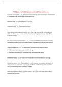PTCE Exam &vert; UPDATED Questions with 100&percnt; Correct Answers