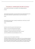 PTHA 1409 Exam 2 &vert; UPDATED Questions with 100&percnt; Correct Answers