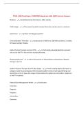 PTHA 1409 Final Exam &vert; UPDATED Questions with 100&percnt; Correct Answers
