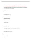 PUBH-6035 Exam &vert; UPDATED Questions with 100&percnt; Correct Answers