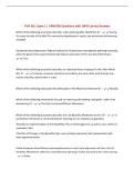 PUP 301&colon; Exam 1 &vert; UPDATED Questions with 100&percnt; Correct Answers