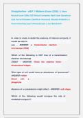 Straighterline - A&P 1 Midterm Exam &lpar;2026&rpar; &vert;&vert; Most  Recent Exam 2026-2027Actual Complete Real Exam Questions  And Correct Answers &lpar;Verified  Answers&rpar; Already Graded A&plus; &vert;  Guaranteed Success&excl;&excl; Newest Exam &vert; Just Released&excl;&excl;