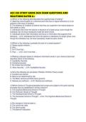 ACC 356 STUDY GUIDE 2026 EXAM QUESTIONS AND SOLUTIONS RATED