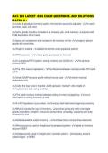 ACC 356 LATEST 2026 EXAM QUESTIONS AND SOLUTIONS RATED
