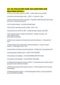 ACC 356 EVALUATION EXAM 2026 QUESTIONS AND SOLUTIONS RATED