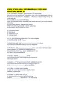 CWCN STUDY GUIDE 2026 EXAM QUESTIONS AND SOLUTIONS RATED 