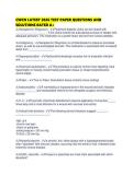 CWCN LATEST 2026 TEST PAPER QUESTIONS AND SOLUTIONS RATED 
