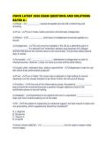 CWCN LATEST 2026 EXAM QUESTIONS AND SOLUTIONS RATED 