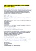 CWCN UPDATED 2026 EXAM SCRIPT QUESTIONS AND SOLUTIONS RATED