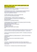 BMTCN LATEST 2026 TEST PAPER QUESTIONS AND SOLUTIONS RATED