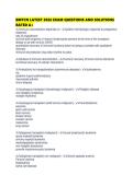 BMTCN LATEST 2026 EXAM QUESTIONS AND SOLUTIONS RATED
