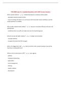 PUR 3000 Exam &num;1 &vert; Updated Questions with 100&percnt; Correct Answers