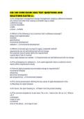 CSE 360 CORE EXAM 2026 TEST QUESTIONS AND SOLUTIONS RATED