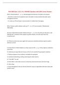 PUR 3000 Exam 1 &lpar;Ch&period;1-4&rpar; &vert; UPDATED Questions with 100&percnt; Correct Answers