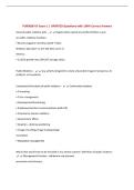 BUNDLE FOR PUR 3000 EXAMS &vert; ALL Questions UPDATED with 100&percnt; Correct Answers &vert; Complete and Accurate