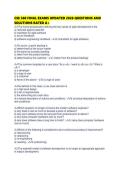 CSE 360 FINAL EXAMS UPDATED 2026 QUESTIONS AND SOLUTIONS RATED 