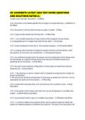 NC LOCKSMITH LATEST 2026 TEST PAPER QUESTIONS AND SOLUTIONS RATED 
