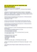 CSE 240 CORE EXAM 2026 SET QUESTIONS AND SOLUTIONS RATED