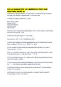 CSE 240 EVALUATION 2026 EXAM QUESTIONS AND SOLUTIONS RATED