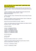 CSE 240 UPDATED 2026 EXAM SCRIPT QUESTIONS AND SOLUTIONS RATED 