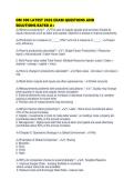 OM 300 LATEST 2026 EXAM QUESTIONS AND SOLUTIONS RATED 