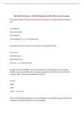 REE 4103 Final Exam &vert; UPDATED Questions with 100&percnt; Correct Answers