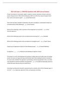 REE 4103 Exam 1 &vert; UPDATED Questions with 100&percnt; Correct Answers