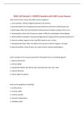 RNSG 1105 Module 6 &vert; UPDATED Questions with 100&percnt; Correct Answers