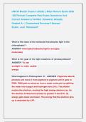 UNCW Bio201 Exam 2 &lpar;2026&rpar; &vert;&vert; Most Recent Exam 2026 -2027Actual Complete Real Exam Questions And  Correct Answers &lpar;Verified  Answers&rpar; Already                    Graded A&plus; &vert; Guaranteed Success&excl;&excl; Newest                               Exam &vert; Just  Released&excl;&excl;