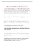 SCM Exam Two &vert; UPDATED Questions with 100&percnt; Correct Answers