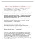 SCM Fundamentals Exam 2 &vert; UPDATED Questions with 100&percnt; Correct Answers