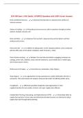 SCM 300 Exam 2 ASU Davila &vert; UPDATED Questions with 100&percnt; Correct Answers