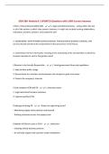SCM 300- Module 8 &vert; UPDATED Questions with 100&percnt; Correct Answers