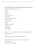 SCM 300 Davilla Exam 3 ASU &vert; UPDATED Questions with 100&percnt; Correct Answers