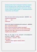 Zendesk Customer Service Professional Certificate&colon; Customer  Service Foundations Exam &vert;&vert; Most Recent Exam 2026-2027  Actual Complete Real Exam Questions And Correct  Answers  &lpar;Verified  Answers&rpar; Already Graded  A&plus; &vert; Guaranteed Success&excl;&excl;  &vert; Newest Exam &vert;Ju
