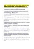 IICRC TCST TRAUMA AND CRIME SCENE CLEAN UP FINAL EXAM 2026 QUESTIONS AND SOLUTIONS
