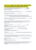 IICRC TCST TRAUMA AND CRIME SCENE COMPREHENSIVE 2026 EXAM QUESTIONS AND SOLUTIONS RATED A&period;pdf  1