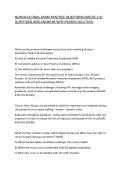 NURS4516 FINAL EXAM PRACTICE QUESTIONS &lpar;WEEKS 1-6&rpar; QUESTIONS AND ANSWERS WITH PASSED SOLUTION&period;