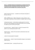 NSE 111&colon; MIDTERM REVIEW &lpar;FOUNDATIONS IN NURSING PRACTICE MIDTERM REVIEW CONTAINING CONTENT FROM WEEK 1 TO 5&period;&rpar; QUESTIONS AND ANSWERS WITH COMPLETE SOLUTION&period;