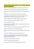 OPTICIAN MAIN EXAMINATION 2026 SET QUESTIONS AND SOLUTIONS RATED