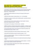 FIRE INSPECTOR 1 COMPREHENSIVE EXAM 2026 QUESTIONS AND SOLUTIONS RATED